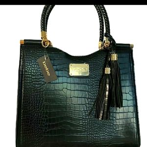 Bebe Natalie Croco Shopper Bag